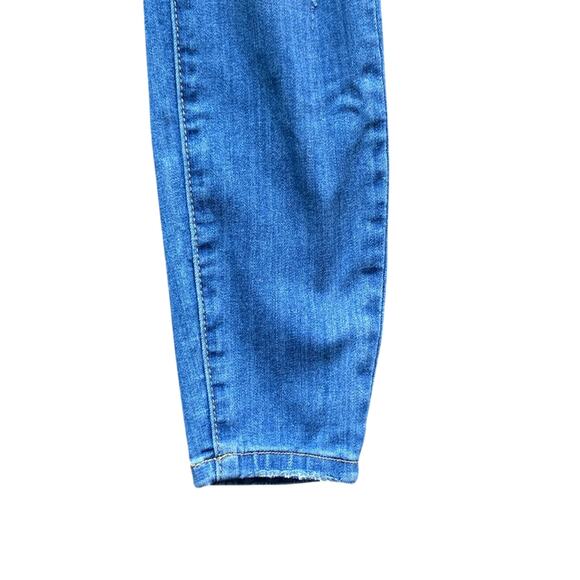 JUDY BLUE Skinny Jean Womens Sz 28 Distressed Classic Pull On Blue - Picture 5 of 8